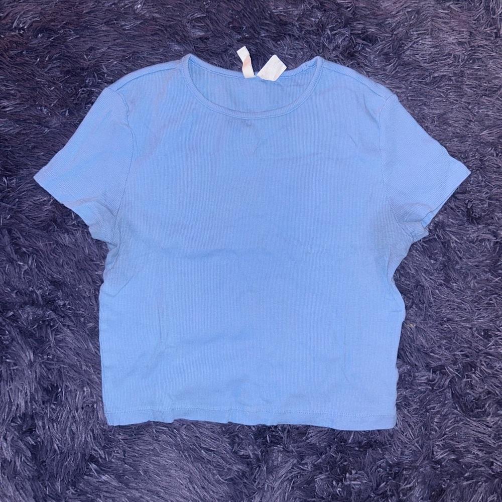 Blue short sleeve shirt